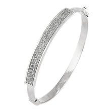 Load image into Gallery viewer, 10KW 0.65CTW DIAMOND FANCY BANGLE