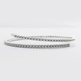 14KW 1.45CTW DIAMOND CUFF LADIES BANGLE