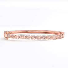 Cargar imagen en el visor de la galería, 14KR 1.00CTW DIAMOND BAGUETTE SINGLE ROW CLUSTER