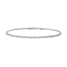 Load image into Gallery viewer, 14KW 0.50CTW DIAMOND FLEXIBLE BANGLE