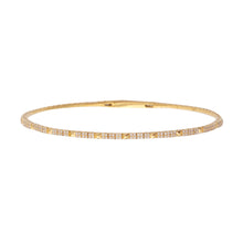 Cargar imagen en el visor de la galería, 14KY 0.50CTW DIAMOND FLEXIBLE BANGLE