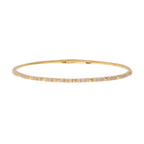 14KY 0.50CTW DIAMOND FLEXIBLE BANGLE