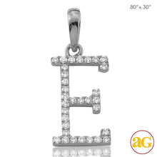 Load image into Gallery viewer, 14KW 0.20CTW DIAMOND INITIAL PENDANT