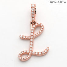 Load image into Gallery viewer, 14KR 0.40CTW DIAMOND INITIAL PENDANT