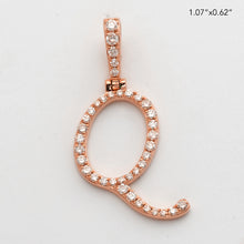 Cargar imagen en el visor de la galería, 14KR 0.40CTW DIAMOND INITIAL PENDANT