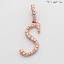 Cargar imagen en el visor de la galería, 14KR 0.40CTW DIAMOND INITIAL PENDANT