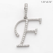 Load image into Gallery viewer, 14KW 0.40CTW DIAMOND INITIAL PENDANT