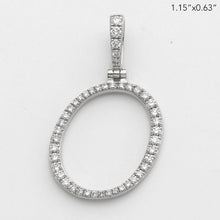 Cargar imagen en el visor de la galería, 14KW 0.40CTW DIAMOND INITIAL PENDANT