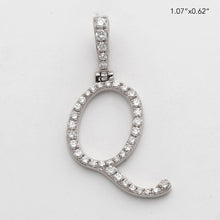 Load image into Gallery viewer, 14KW 0.40CTW DIAMOND INITIAL PENDANT