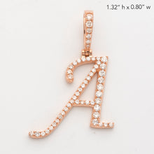 Cargar imagen en el visor de la galería, 14KR 0.60CTW DIAMOND INITIAL PENDANT