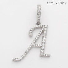 Load image into Gallery viewer, 14KW 0.60CTW DIAMOND INITIAL PENDANT