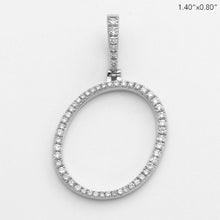 Load image into Gallery viewer, 14KW 0.60CTW DIAMOND INITIAL PENDANT