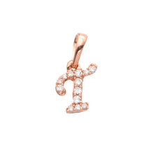 Load image into Gallery viewer, 14KR 0.06CTW DIAMOND INITIAL PENDANT