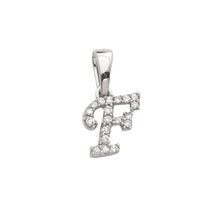 Load image into Gallery viewer, 14KW 0.06CTW DIAMOND INITIAL PENDANT