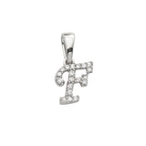 14KW 0.06CTW DIAMOND INITIAL PENDANT