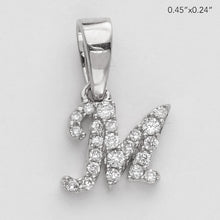 Load image into Gallery viewer, 14KW 0.07CTW DIAMOND INITIAL PENDANT