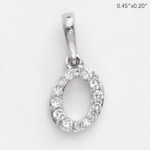 Load image into Gallery viewer, 14KW 0.06CTW DIAMOND INITIAL PENDANT