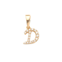 Load image into Gallery viewer, 14KY 0.06CTW DIAMOND INITIAL PENDANT