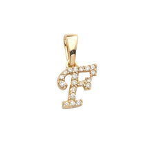 Load image into Gallery viewer, 14KY 0.06CTW DIAMOND INITIAL PENDANT