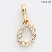 Load image into Gallery viewer, 14KY 0.06CTW DIAMOND INITIAL PENDANT