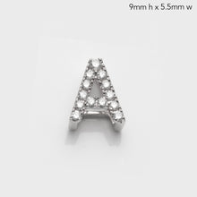 Cargar imagen en el visor de la galería, 14KW 0.15CTW DIAMOND INITIAL SLIDE PENDANT