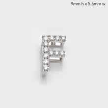 Load image into Gallery viewer, 14KW 0.15CTW DIAMOND INITIAL SLIDE PENDANT