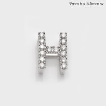 Cargar imagen en el visor de la galería, 14KW 0.15CTW DIAMOND INITIAL SLIDE PENDANT