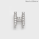 14KW 0.15CTW DIAMOND INITIAL SLIDE PENDANT