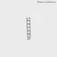 Load image into Gallery viewer, 14KW 0.15CTW DIAMOND INITIAL SLIDE PENDANT