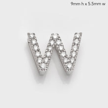 Cargar imagen en el visor de la galería, 14KW 0.15CTW DIAMOND INITIAL SLIDE PENDANT