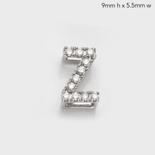 Cargar imagen en el visor de la galería, 14KW 0.15CTW DIAMOND INITIAL SLIDE PENDANT