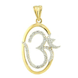 14KY 0.15CTW DIAMOND FANCY PENDANT