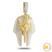 Cargar imagen en el visor de la galería, 10KY 0.60CTW DIAMOND PHAROAH PENDANT