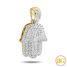 Cargar imagen en el visor de la galería, 14KY 0.75CTW DIAMOND &#39;HAMZA&#39; PENDANT