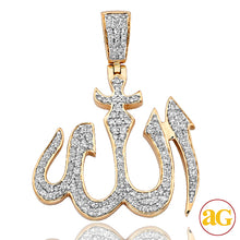 Load image into Gallery viewer, 14KY 1.85CTW DIAMOND &#39;ALLAH&#39; PENDANT