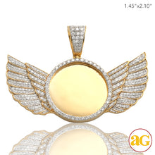 Cargar imagen en el visor de la galería, 10KY 2.55CTW DIAMOND MEMORY PENDANT WITH WINGS