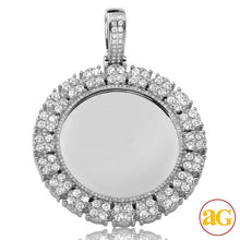 Cargar imagen en el visor de la galería, 14KW 3.10CTW DIAMOND MEMORY PENDANT - ROUND