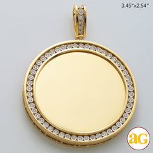 Load image into Gallery viewer, 10KY 1.55CTW FANOOK DIAMOND SETTING MEMORY PENDANT