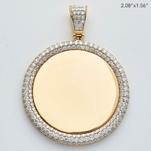 Load image into Gallery viewer, 10KY 4.25CTW DIAMOND ROUNDED EDGE MEMORY PENDANT