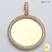 Cargar imagen en el visor de la galería, 10KY 2.00CTW ILLUSION SET DIAMOND MEMORY PENDANT