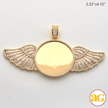 Cargar imagen en el visor de la galería, 10KY 9.85CTW DIAMOND ROUND SHAPE MEMORY PENDANT