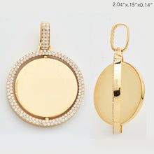 Load image into Gallery viewer, 10KY 2.20CTW DIAMOND ROTATING ROUND MEMORY PENDANT