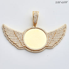 Cargar imagen en el visor de la galería, 10KY 7.00CTW DIAMOND ROUND MEMORY PENDANT WITH