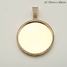 Cargar imagen en el visor de la galería, 10KY 1.00CTW MICROPAVE DIAMOND MEMORY PENDANT