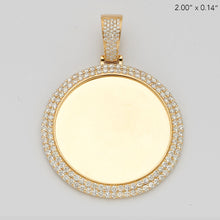 Cargar imagen en el visor de la galería, 10KY 2.65CTW DIAMOND ROUND MEMORY PENDANT - 2-ROW