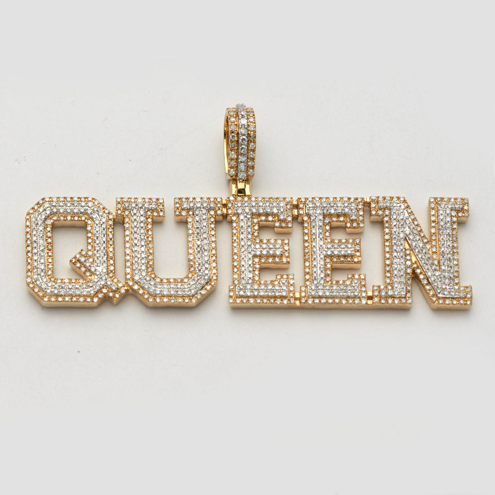 10KY 2.50CTW DIAMOND "QUEEN" PENDANT