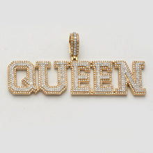 Cargar imagen en el visor de la galería, 10KY 2.50CTW DIAMOND &quot;QUEEN&quot; PENDANT