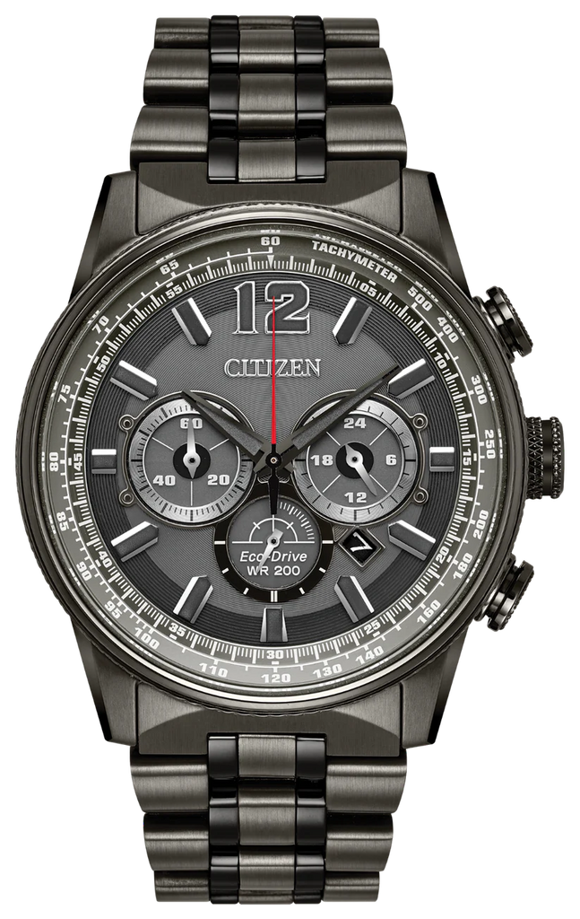 Citizen Negro SS Night Hawk CA4377-53H