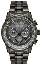 Cargar imagen en el visor de la galería, Citizen Negro SS Night Hawk CA4377-53H