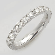 Load image into Gallery viewer, 14KW 2.00CTW DIAMOND MACHINE SET ETERNITY BAND